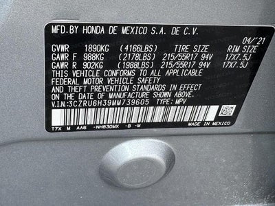 2021 Honda HR-V LX