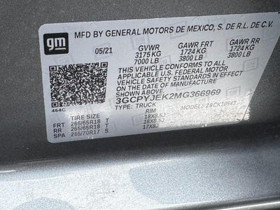 2021 Chevrolet Silverado 1500 LT
