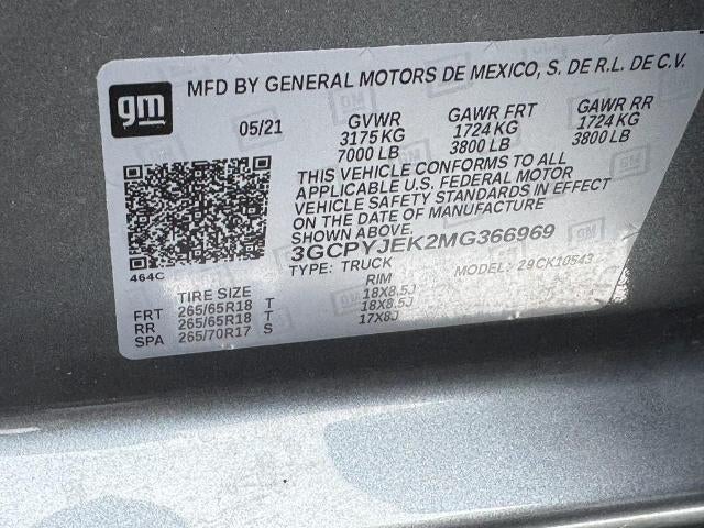 2021 Chevrolet Silverado 1500 LT