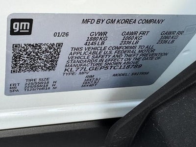 2026 Chevrolet Trax 1RS