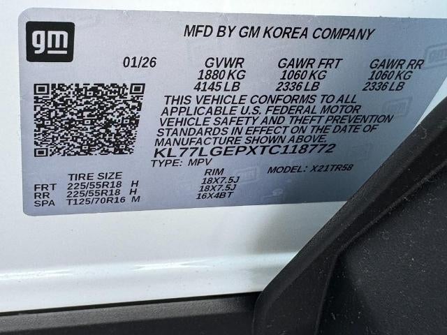 2026 Chevrolet Trax 1RS
