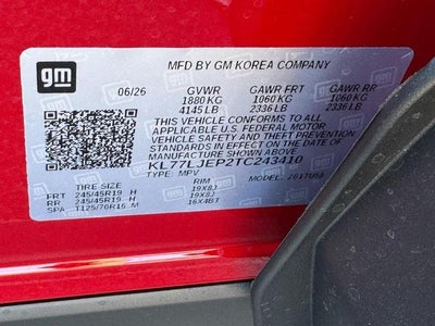 2026 Chevrolet Trax 2RS
